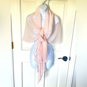 Blush Pink Shawl Wrap